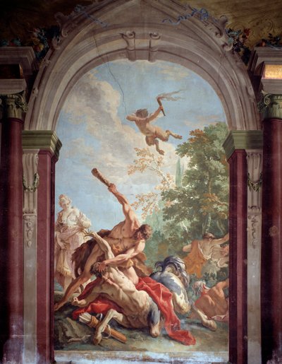 Heracles en de Centaur Nessos door Sebastiano Ricci