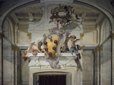 Medici wapen door Sebastiano Ricci