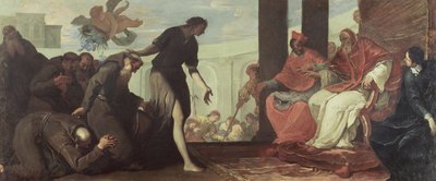 Paul III keurt de Orde van de Kapucijnen goed door Sebastiano Ricci