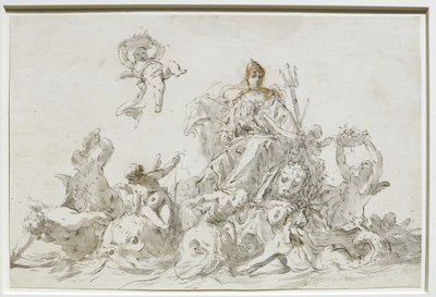 Triomf van Venetië door Sebastiano Ricci