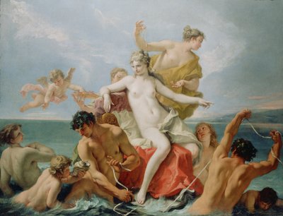 Triomf van de mariene Venus, ca. 1713 door Sebastiano Ricci