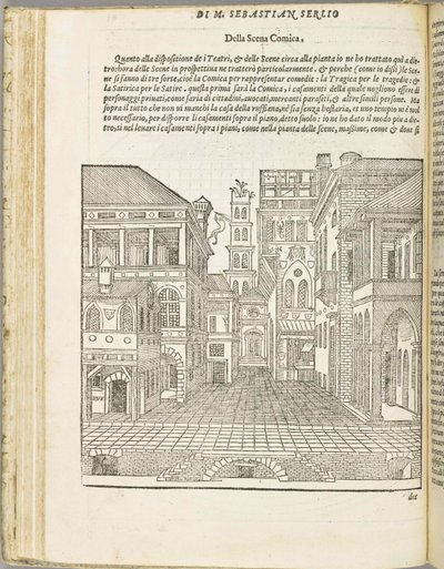 Il secondo libro di prospettiva, 1566 door Sebastiano Serlio