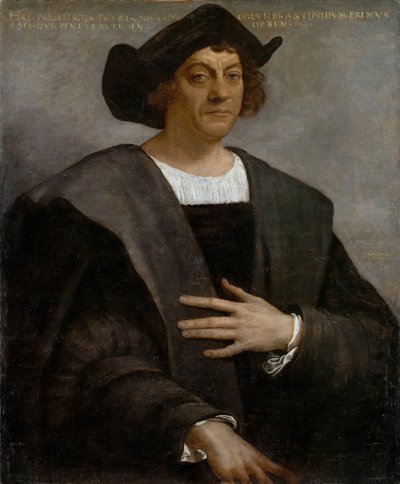 Portret van een Man, Verondersteld Christopher Columbus (c.1446-1506) door Sebastiano del (c.1485 1547) Piombo