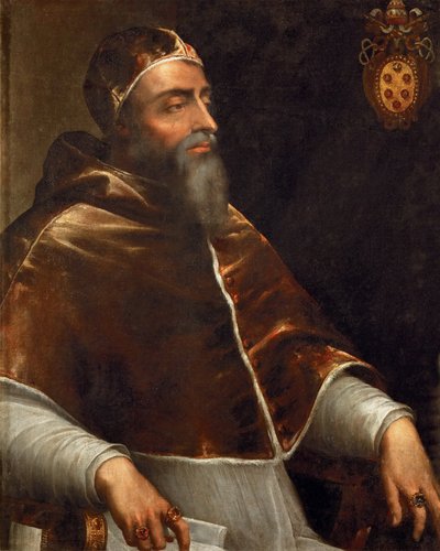 Portret van paus Clemens VII door Sebastiano del (circle of) Piombo