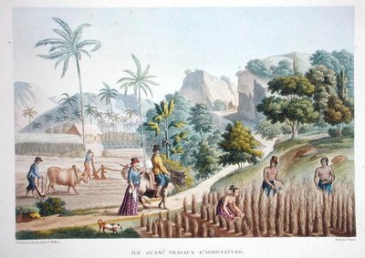 Landarbeiders, Guam, Filipijnen, uit 