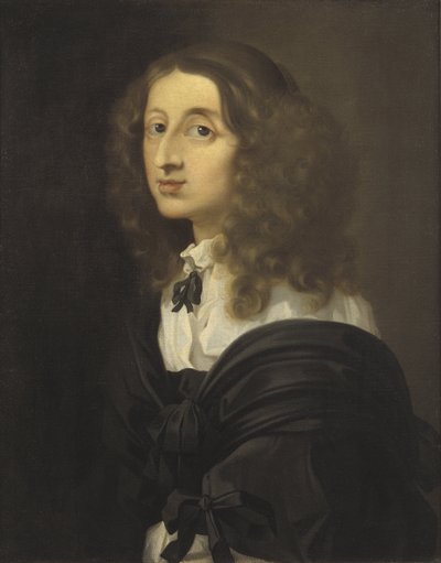 Portret van koningin Christina van Zweden (1626-1689) door Sébastien Bourdon