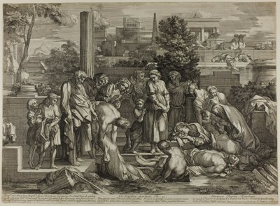 De doden begraven, uit The Works of Mercy door Sébastien Bourdon