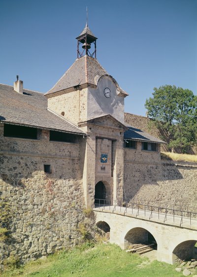 De ingang van de citadel, gebouwd in 1681 door Sebastien Le Prestre de Vauban