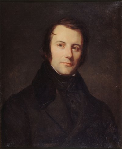 Portret van Edgar Quinet 1803-1875, ca. 1835 door Sebastien Melchior Cornu