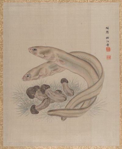 Paling, ca. 1890-92 door Seki Shuko