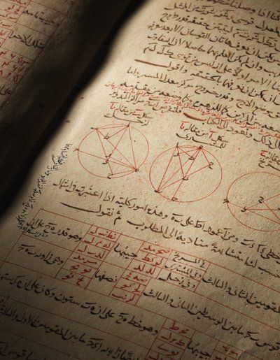 Een compendium van verhandelingen over astronomie en wiskunde door Nasir Al-Din Muhammad bin Al-Hasan Al-Tusi door Seljuq Dynasty