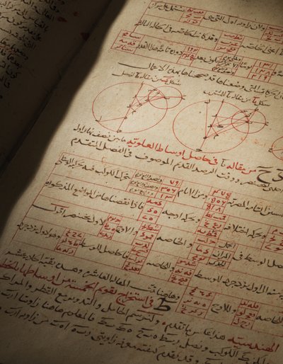 Een compendium van verhandelingen over astronomie en wiskunde door Nasir Al-Din Muhammad bin Al-Hasan Al-Tusi door Seljuq Dynasty