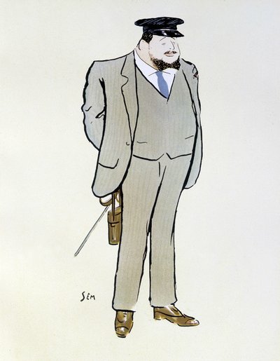 Portret van Henri de Rothschild - door Sem (1863 - 1934), in 