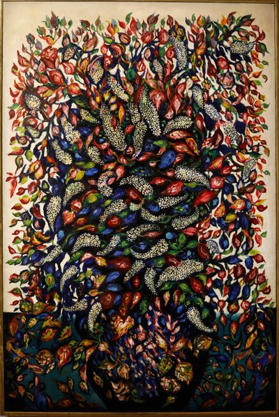 Bloemen en fruit, ca. 1920 door Seraphine Louis