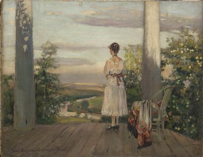 Landhuis van Anton Tsjechov in Melikhovo, 1910s door Sergei Arsenevich Vinogradov