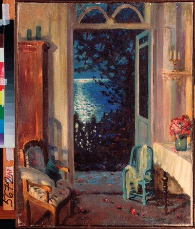 Zuidelijke nacht door Sergei Arsenevich Vinogradov