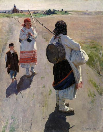 Op Weg naar het Werk door Sergei Arsenevich Vinogradov