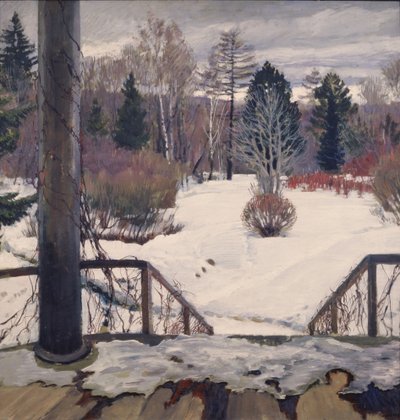 De Lente komt, 1911 door Sergei Arsenevich Vinogradov