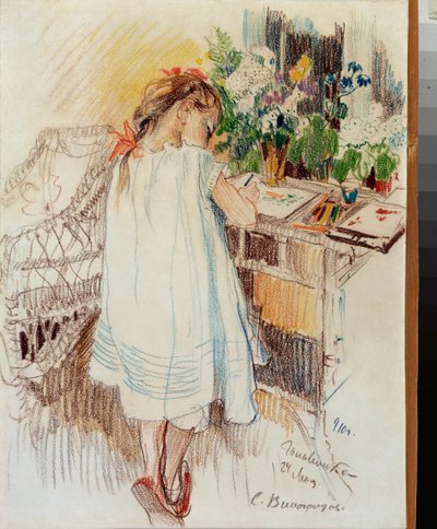 Een kleintje door Sergei Arsenevich Vinogradov