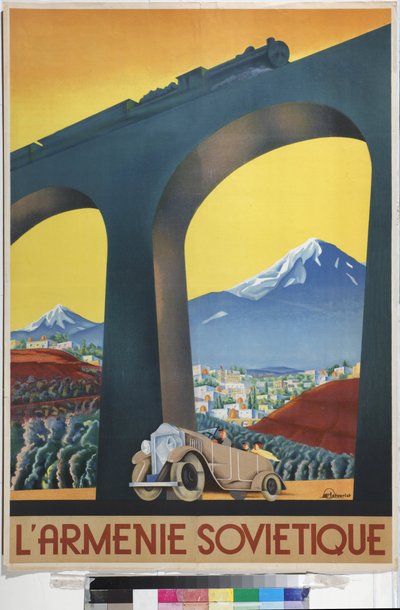 Sovjet-Armenië (Poster van het Intourist-bedrijf) door Sergei Dmitrievich Igumnov
