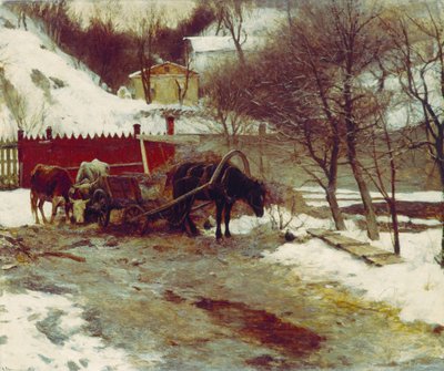 Vroege lente door Sergei Ivanovich Svetoslavsky
