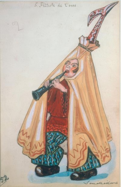 Strawinsky, Petruschka / Sudeikin door Sergei Jurjewitsch Sudeikin