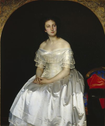 Portret van prinses Maria Vasilyevna Vorontsova door Sergei Konstantinovich Zaryanko