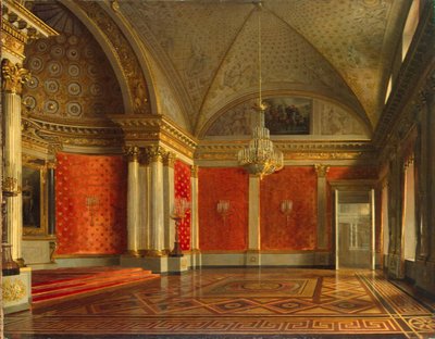 De Kleine Troonzaal van het Winterpaleis, 1837 door Sergei Konstantinovich Zaryanko
