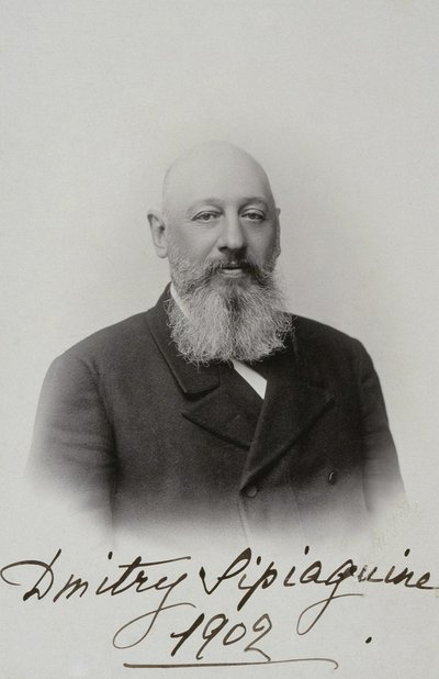 Portret van Dmitry Sergeyevich Sipyagin 1853-1902, 1902 door Sergei Lvovich Levitsky