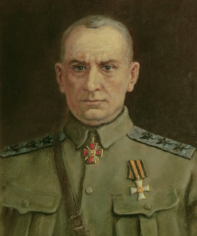 Opperste heerser en Russische admiraal A. Kolchak (1874-1920) door Sergei Varlenovich Pen