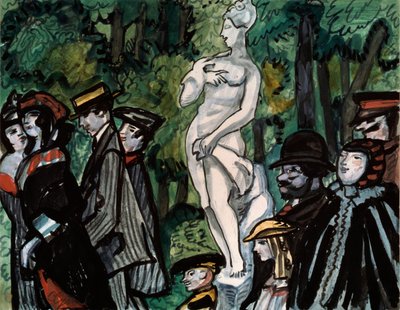 In de zomertuin door Sergei Yurevich Sudeikin