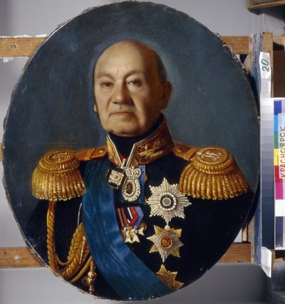 Portret van graaf Arseny Andreyevich Zakrevsky door Sergey Konstantinovich Zaryanko
