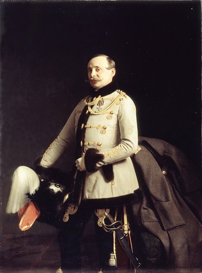 Portret van Alexander Dmitrievich Ponomarev, Poruchik van het Levensgarderegiment van Zijne Majesteit door Sergey Konstantinovich Zaryanko