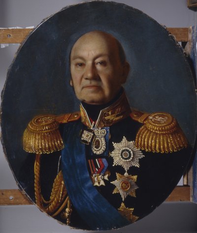 Portret van Graaf Arseny Andreyevich Zakrevsky door Sergey Konstantinovich Zaryanko
