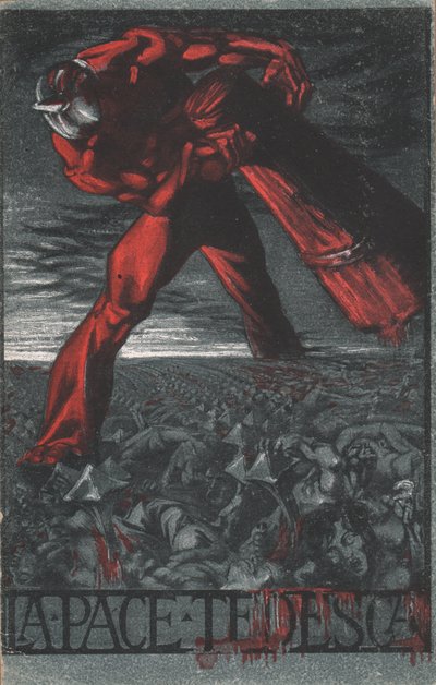 La Pace Tedesca (Duitse Vrede), ca. 1918 door Sergio Canevari