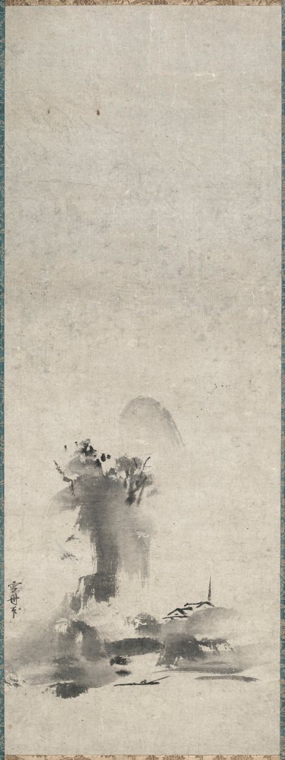 Haboku, Gespatte inktlandschap door Sesshû Tôyô