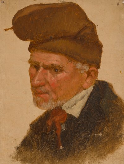 Man met hoed op door Severin Falkman