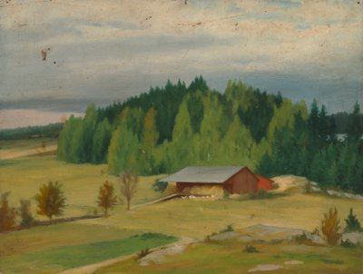 Landschap door Severin Falkman