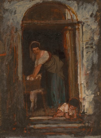 Stella en kind door Severin Falkman