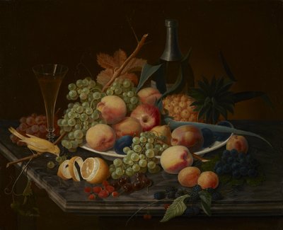 Stilleven met fruit door Severin Roesen
