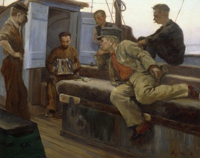 Pauze aan boord / Niet in dienst door Severin Segelcke