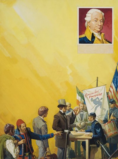 Amerikaanse Burgeroorlog door Severino Baraldi