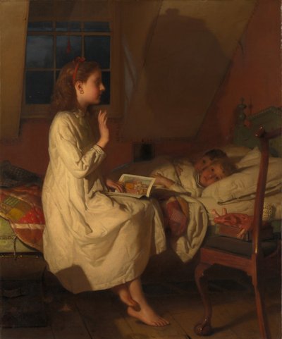 Verhaal van Gouden Lokken, c.1870 door Seymour Joseph Guy