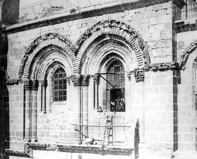 Raam in de zuidkant van de Heilig Grafkerk, 1865 door Sgt. James M. McDonald