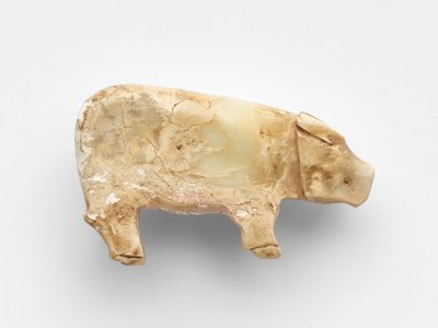 Hanger in de vorm van een waterbuffel, c.1100-1000 v.Chr. door Shang Dynasty Chinese School