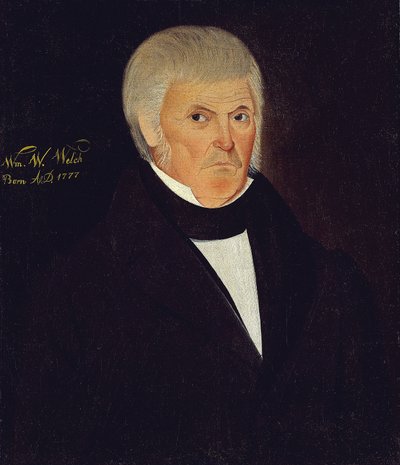 Portret van Mr. William W. Welch, ca. 1837 door Sheldon Peck