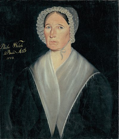 Portret van mevrouw William W. Welch, ca. 1837 door Sheldon Peck