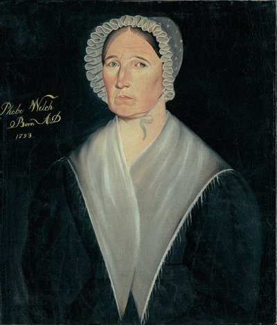 Portret van mevrouw William W. Welch, ca. 1837 door Sheldon Peck