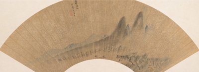 Landschap door Shen Hao