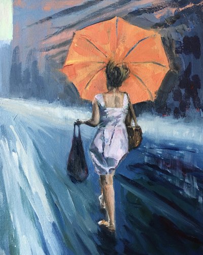 Zomerbuien door Sheri Gee